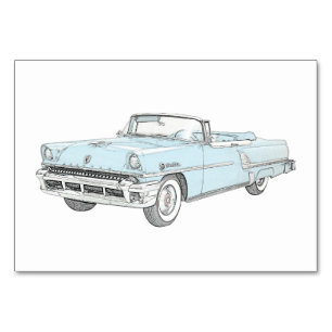Konvertible 1955 Mercury Montclair Rendering Tischnummer