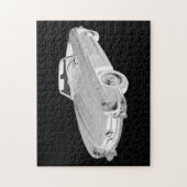 Konvertierbare Auto-Kunst MERCEDES-BENZ 300 SL Puzzle (Vertikal)