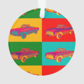 Konvertierbare Pop-Kunst MERCEDES-BENZ 280 SL Ornament (Rückseite)