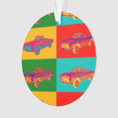 Konvertierbare Pop-Kunst MERCEDES-BENZ 280 SL Ornament (Vorderseite)