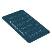 Konvertierungsdiagramm | Blue Modern Kitchen Magnet (Rechte Seite)