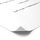 Konvertierungsvolumen ml poster (Ecke)