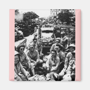 Konvoi der Krankenschwestern WWII Magnet