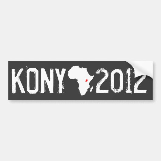 Kony 2012 autoaufkleber (Vorne)