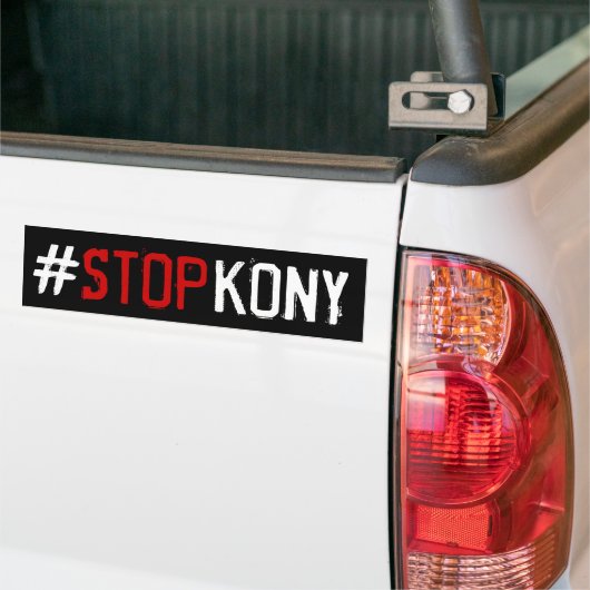 Kony 2012 autoaufkleber (Auf Lkw)
