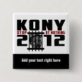 KONY 2012 Button (Vorderseite)