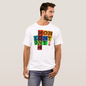 Kony 2012 Farbblock T-Shirt (Vorne ganz)