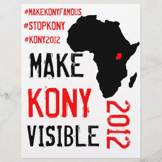 Kony 2012 Flyer - Action Kit (Vorne)