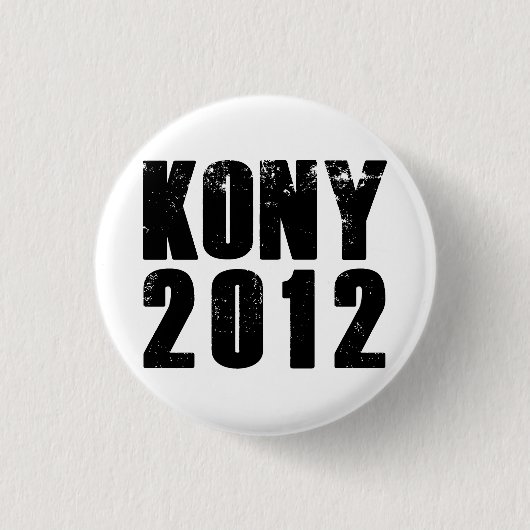 Kony 2012 Halt Joseph Kony Button (Vorderseite)