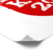 Kony 2012 Handprint Stopp Joseph Kony Poster (Ecke)