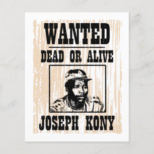Kony 2012 Joseph Kony Wollte Poster Flyer