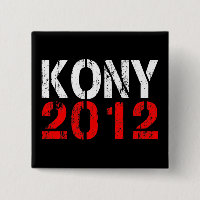 KONY 2012 Knopf-Button