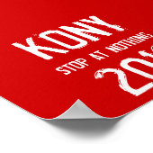 Kony 2012 Poster (Ecke)