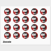 Kony 2012 runder aufkleber (Blatt)