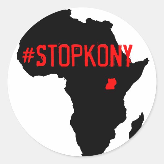Kony 2012 Sticker (Vorderseite)