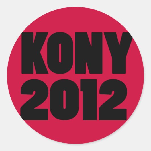 KONY 2012 Stickers (Vorderseite)