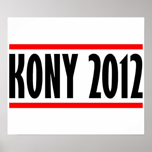 Kony 2012 Stopp Joseph Kony Banner Poster (Vorne)