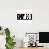 Kony 2012 Stopp Joseph Kony Banner Poster (Heimbüro)