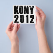 Kony 2012 Stopp Joseph Kony Flyer (Gruppe)