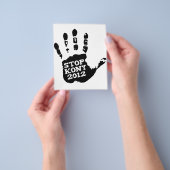 Kony 2012 Stopp Joseph Kony Hand Flyer (Gruppe)
