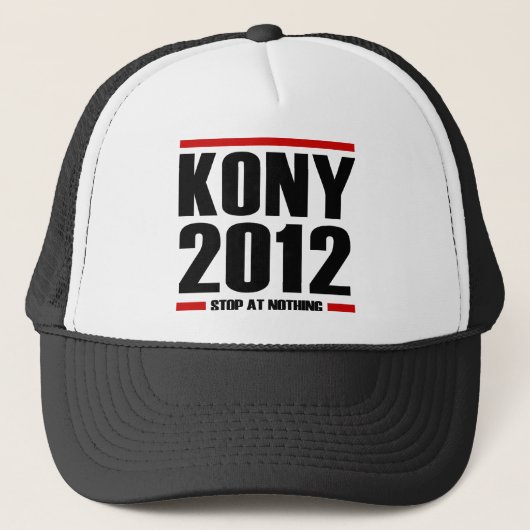 Kony 2012 truckerkappe (Vorderseite)