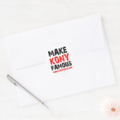 Kony Famous - Kony 2012 Runder Aufkleber (Umschlag)