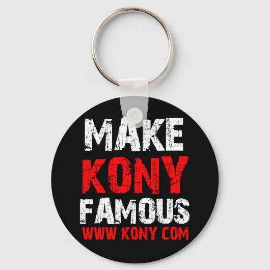 Kony Famous - Kony 2012 Schlüsselanhänger (Vorderseite)