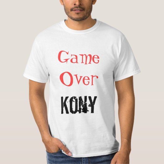 Kony Game Over Kony T - Shirt (Vorderseite)