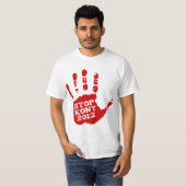 Kony Handprint Halt 2012 Joseph Kony T-Shirt (Vorne ganz)