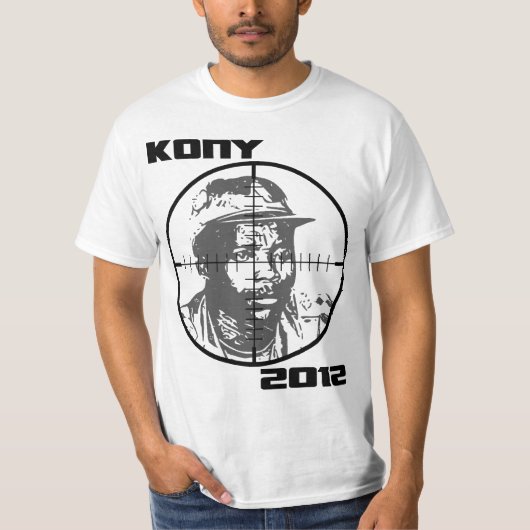 Kony Joseph Kony Ziel-Fadenkreuze 2012 T-Shirt (Vorderseite)