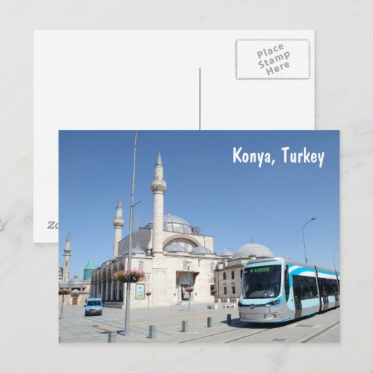 Konya, Türkei Postkarte (Vorne/Hinten)