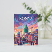 Konya Türkei Postkarte (Stehend Vorderseite)