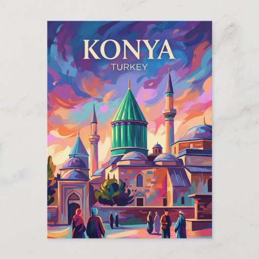 Konya Türkei Postkarte (Vorderseite)