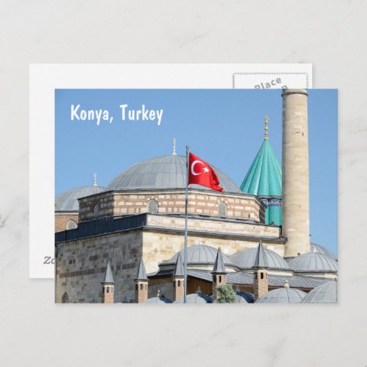 Konya, Türkei Postkarte (Vorne/Hinten)