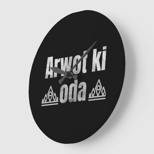 Konymoi "Arwot ki Oda" Wall Clock Große Wanduhr (Winkel)