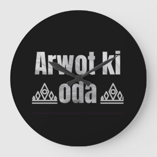 Konymoi "Arwot ki Oda" Wall Clock Große Wanduhr