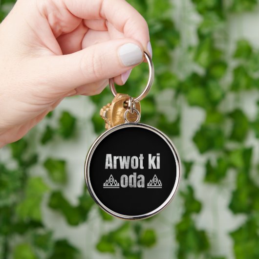 Konymoi Schlüsselanhänger Lom u Sprichwort "Arwot (Hand)