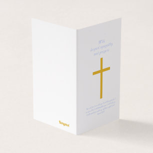 Konymoi "Sympathy Card" mit Bibelverse