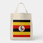 Konymoi "Ugandan flagge" Tote Bag Tragetasche (Rückseite)