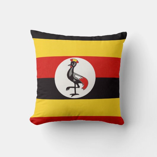 Konymoi Ugandan Throw Pillow Kissen (Vorderseite)