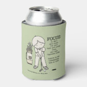 Konzentration auf das Gute Dosenkühler (Kanne Vorderseite)