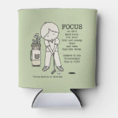 Konzentration auf das Gute Dosenkühler (Vorderseite)