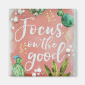 Konzentration auf das Gute Magnet (Vorne)