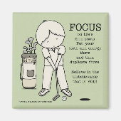 Konzentration auf das Gute Magnet (Vorne)