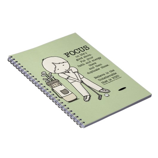 Konzentration auf das Gute Notizblock (Rechte Seite)