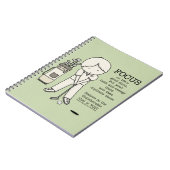 Konzentration auf das Gute Notizblock (Linke Seite)