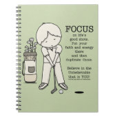 Konzentration auf das Gute Notizblock (Vorderseite)