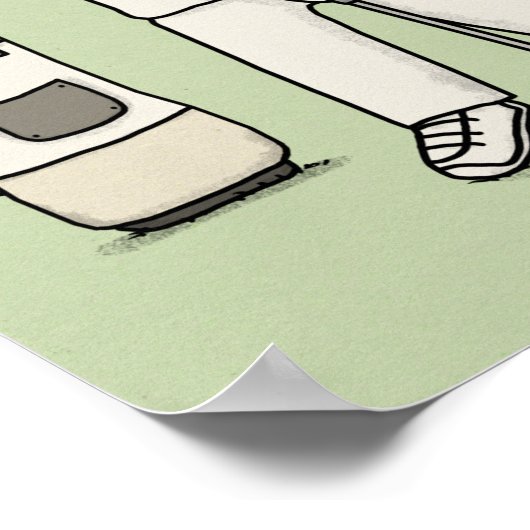 Konzentration auf das Gute Poster (Ecke)