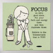 Konzentration auf das Gute Poster (Vorne)