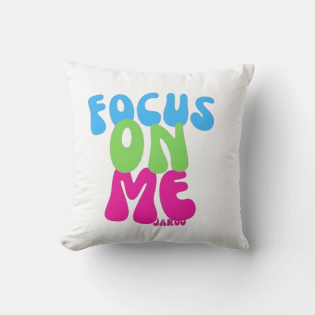 Konzentration auf mich kissen (Vorderseite)